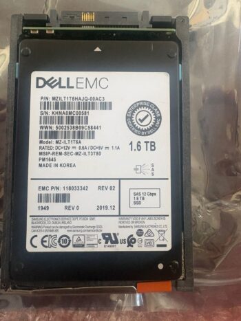 Dell EMC D4-2SFXL-1600 1.6TB Unity XT Hard Drive 005053168 005053169 Original 100% health